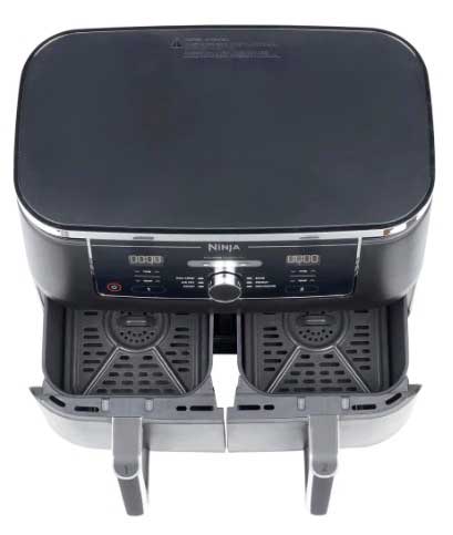 Freidora de aire Ninja 6 en 1 con compartimento doble (9,5 L) AF400EU