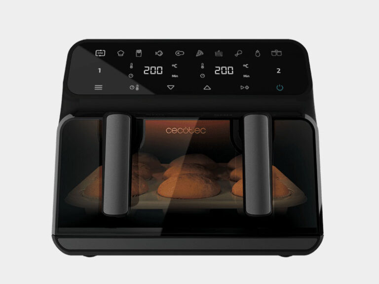 a black oven with food on it